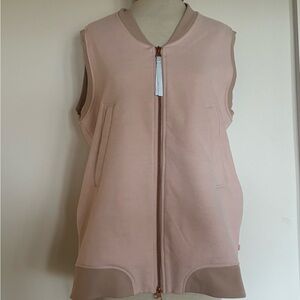 lululemon athletica Blush Pink Sleeveless Zip Front Vest